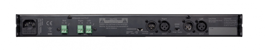 3-Kanalparks slutsteg, 2x75W + 150W